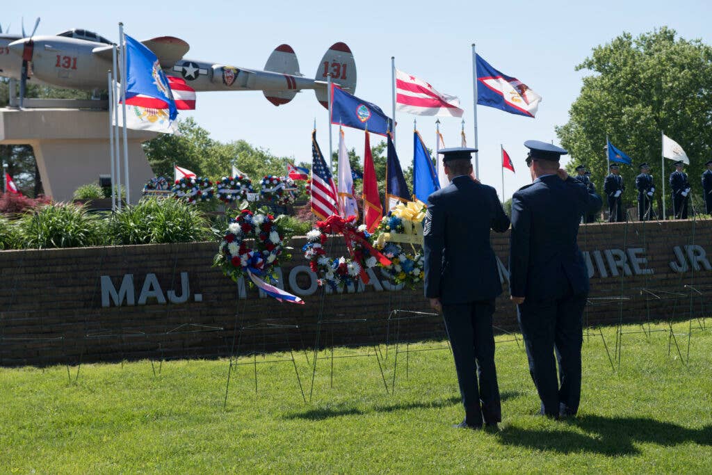 ceremony at McGuire Air Force Base