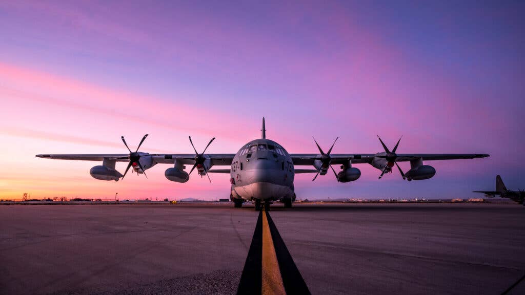 Sunrise at Kirtland Air Force Base