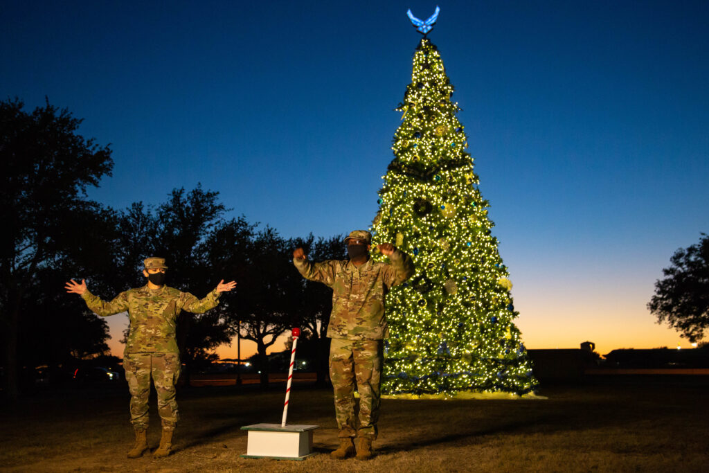 Christmas festivities at Lackland AFB