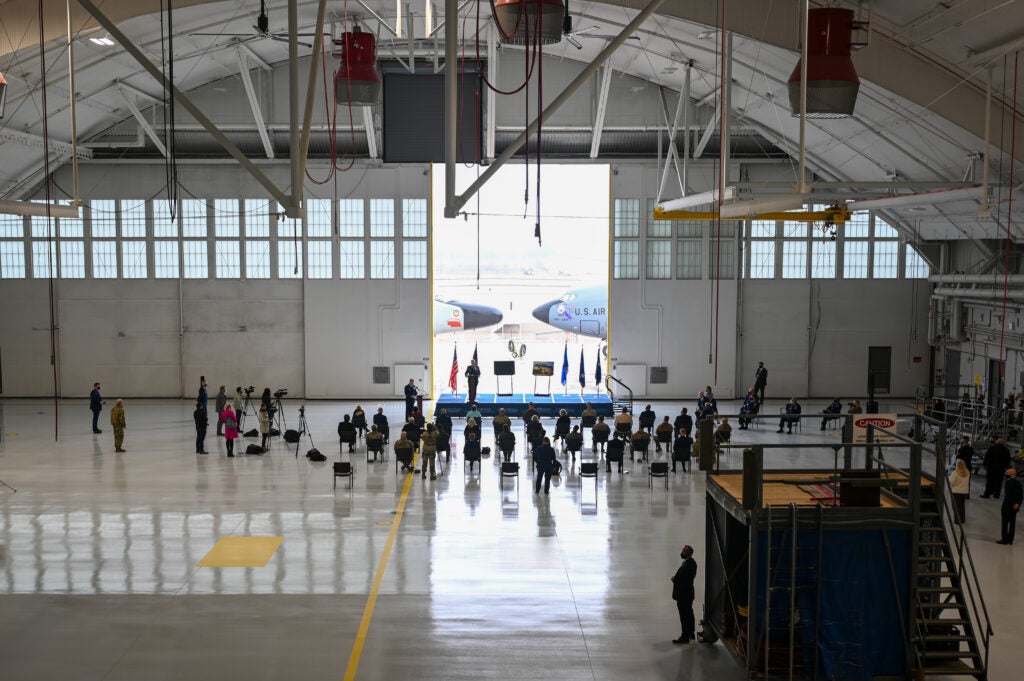 hangar at offutt air force base