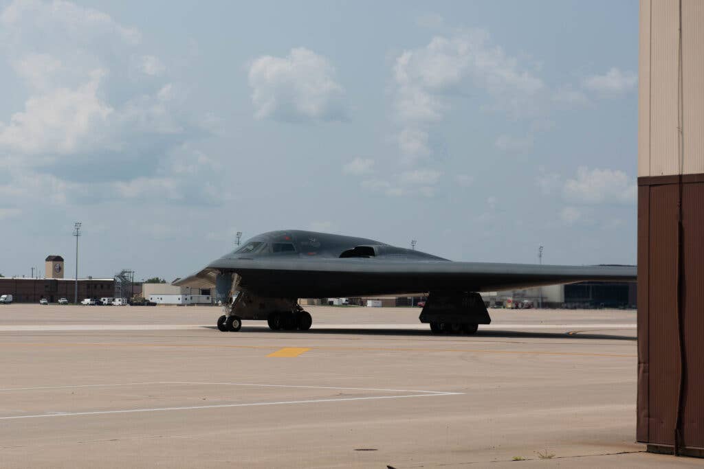 Bomber at Whiteman Air Force Base