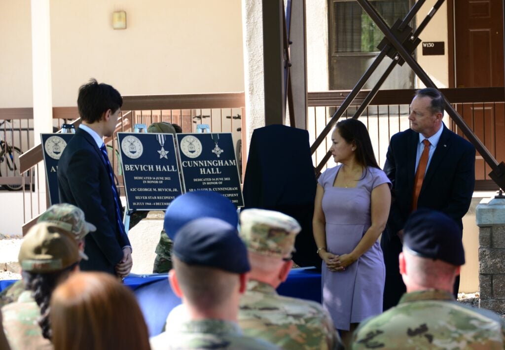 Ceremony at Kirtland Air Force Base