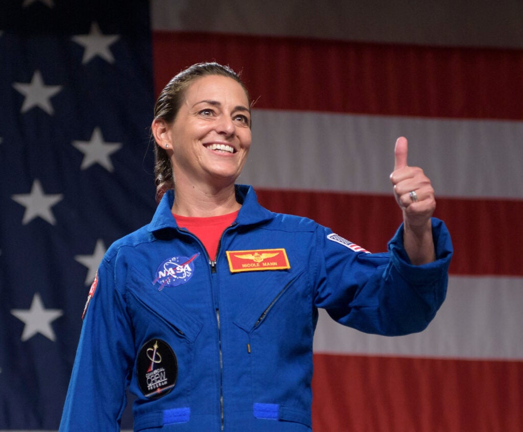 This Marine pilot is set to be the first Native American woman in space