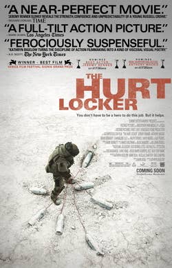 Hurt Locker film poster.
