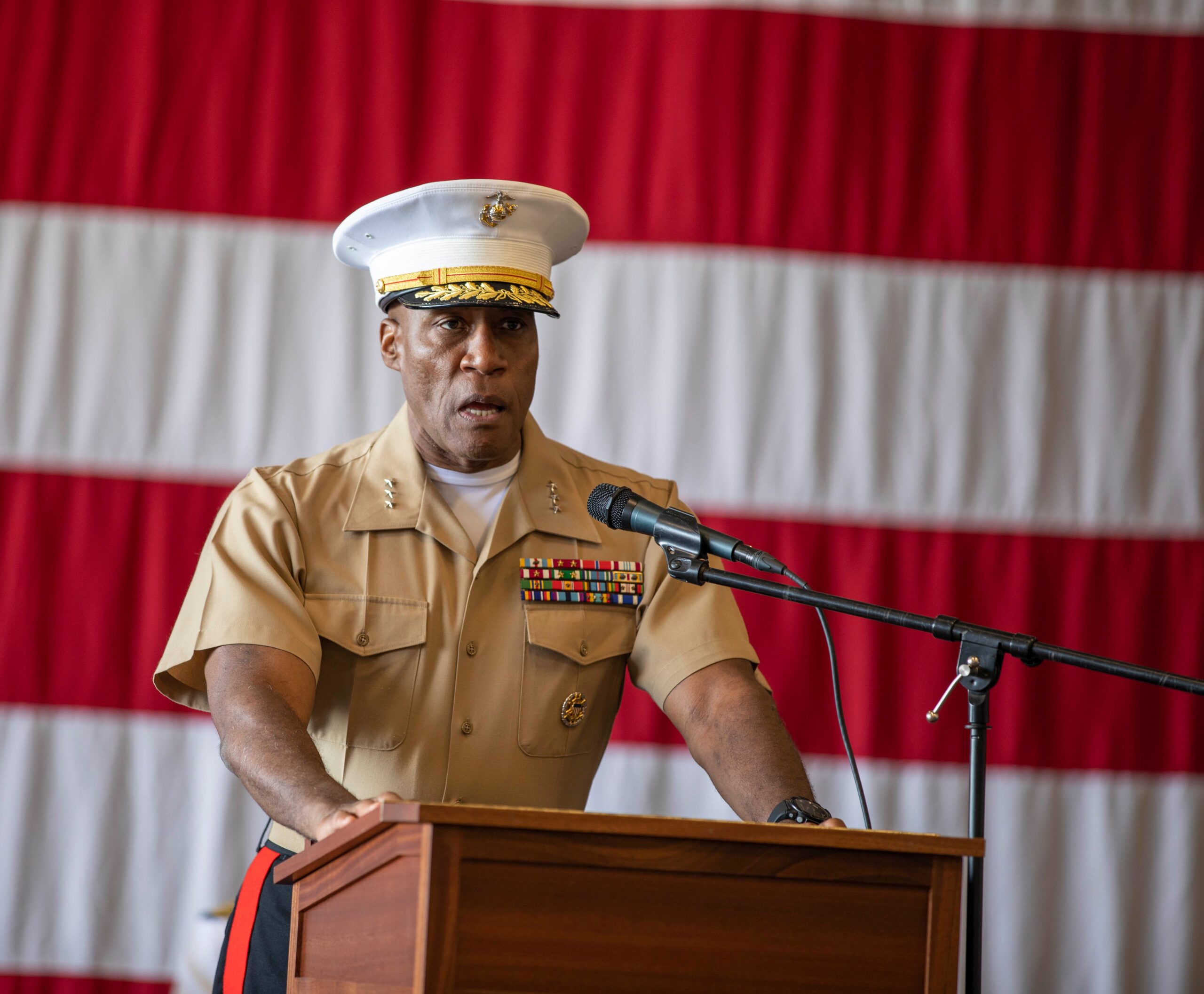 Lt. Gen. Michael E. Langley, the first Black four-star general in the 246-year history of the Marine Corps
