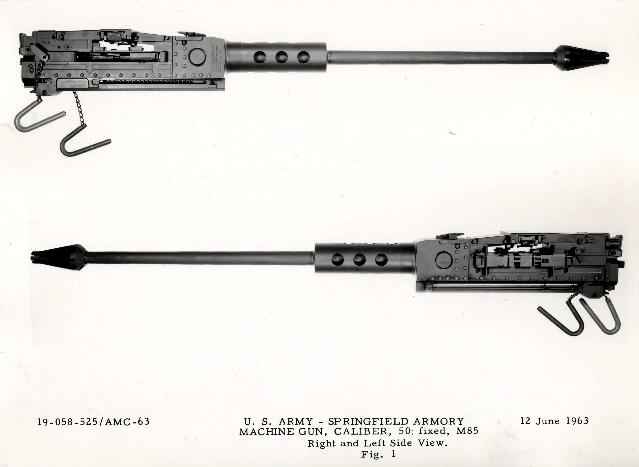 <em>The M85 was smaller, but proved to be less reliable, than the M2 (U.S. Army)</em>