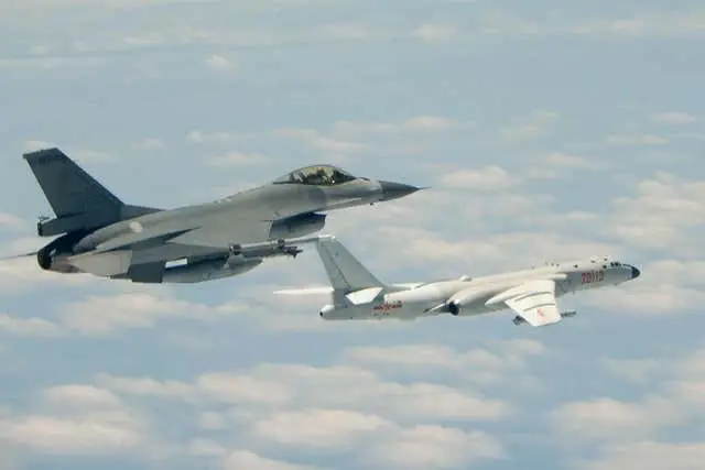 The 4 fighter jets flown by the Taiwanese Air Force
