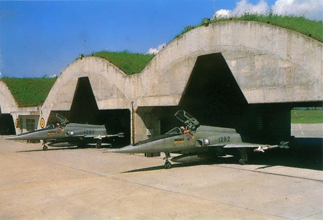 The 4 fighter jets flown by the Taiwanese Air Force