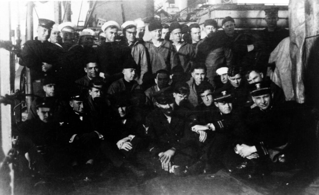 crew of the wrecked ship