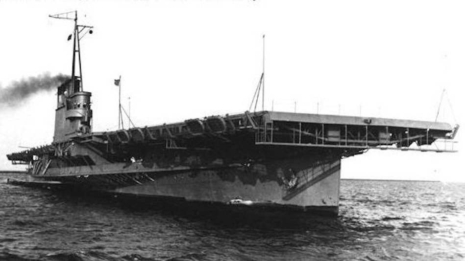 The Navy converted side-wheel paddle steamers into WWII aircraft carriers