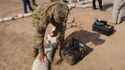 This landmine can hit enemy vehicles from above