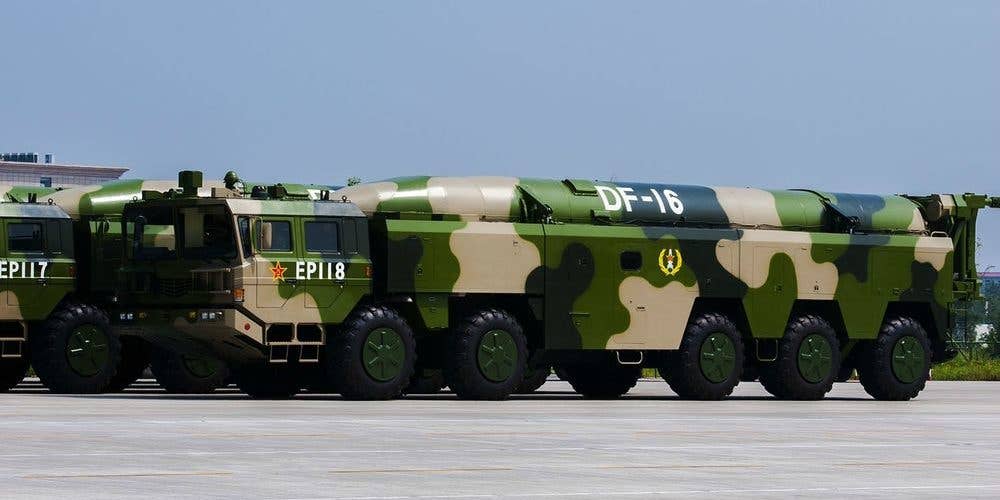 Dong Feng-16 (CSS-11). (Missile Defense Advocacy Alliance photo)