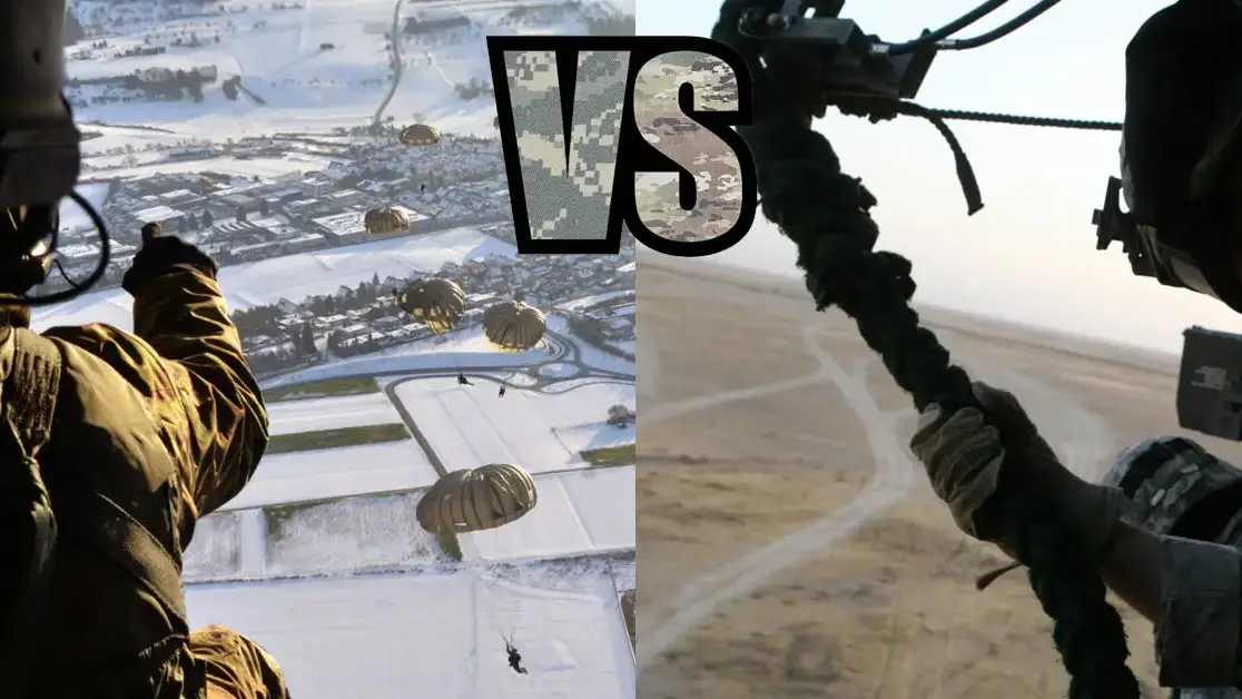 Out of all of the current military rivalries, this one still ranks pretty high. What are the differences between Airborne and Air Assault?