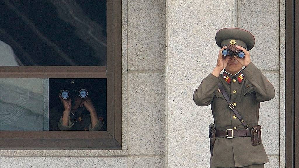 north korean troops