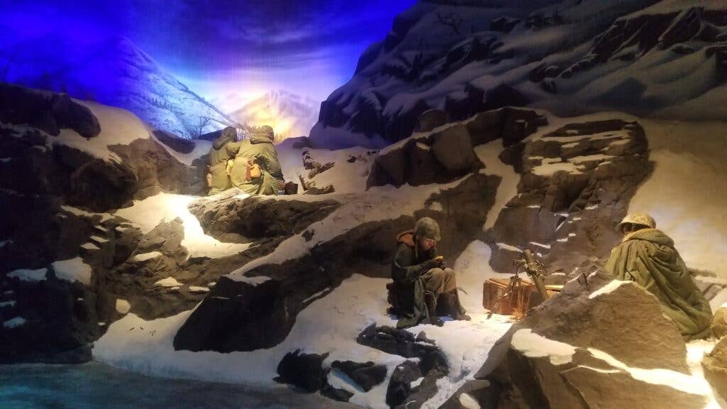 The Chosin Reservoir exhibit at the National Museum of the Marine Corps. Photo courtesy of Joel Searls.