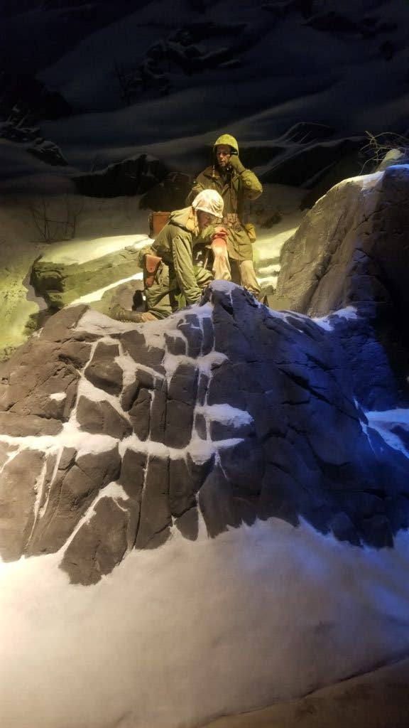The Chosin Reservoir exhibit at the National Museum of the Marine Corps. Photo courtesy of Joel Searls.
