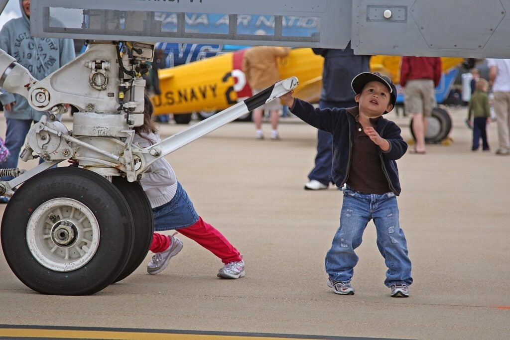 kids at Barksdale Air Force Base