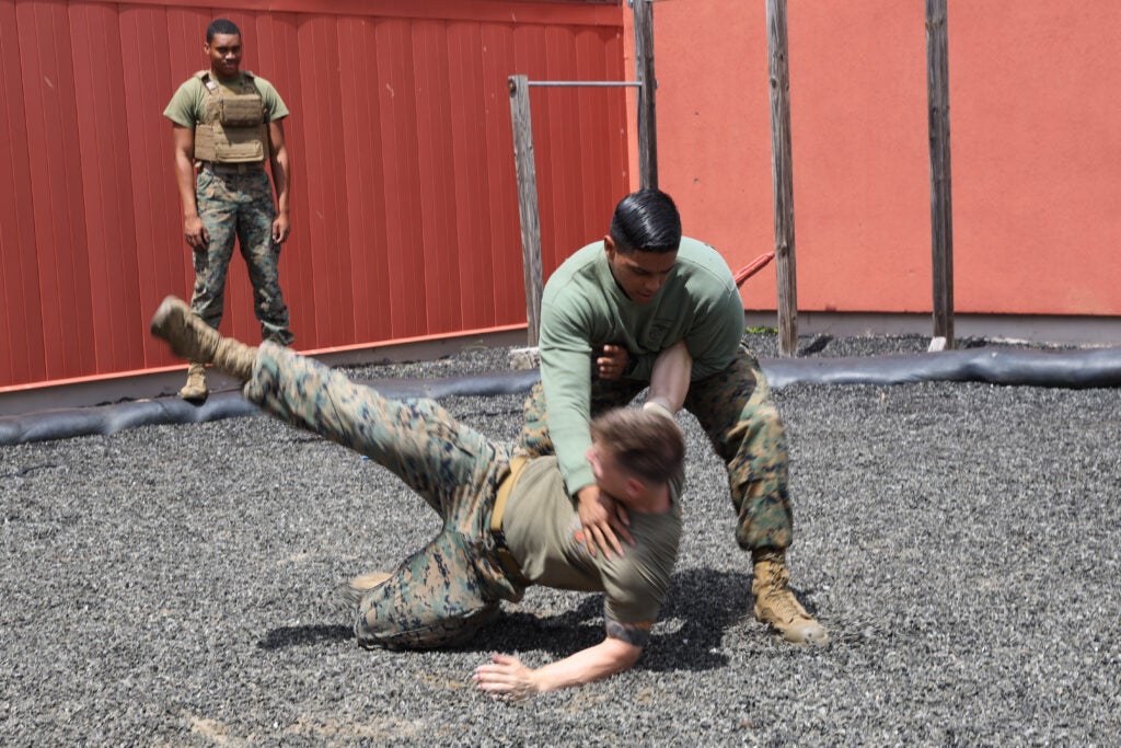 marine corps martial arts training