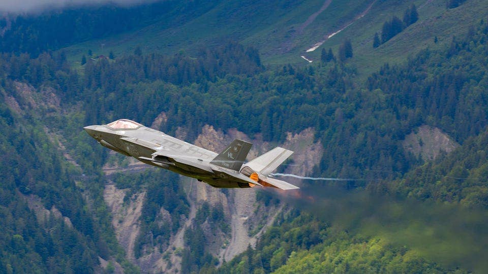 <em>The acquisition of the F-35 has received a mixed response in Switzerland (Lockheed Martin)</em>