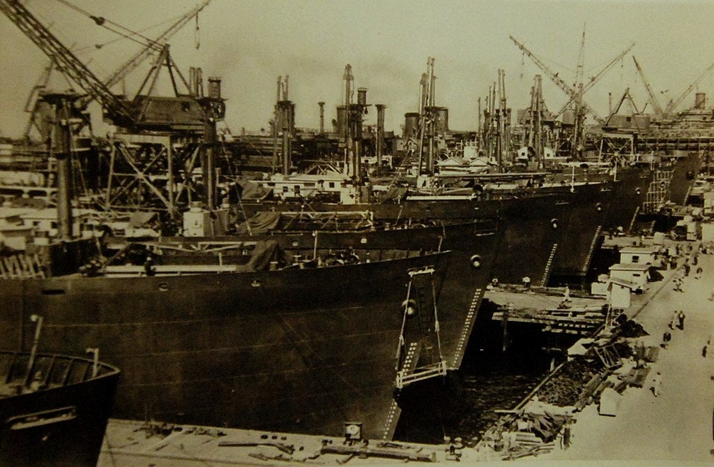 Kaiser built navy ships