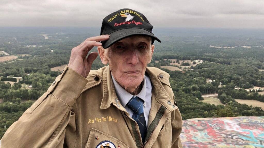 WWII 101st Airborne veteran Jim “Pee Wee” Martin dies at 101