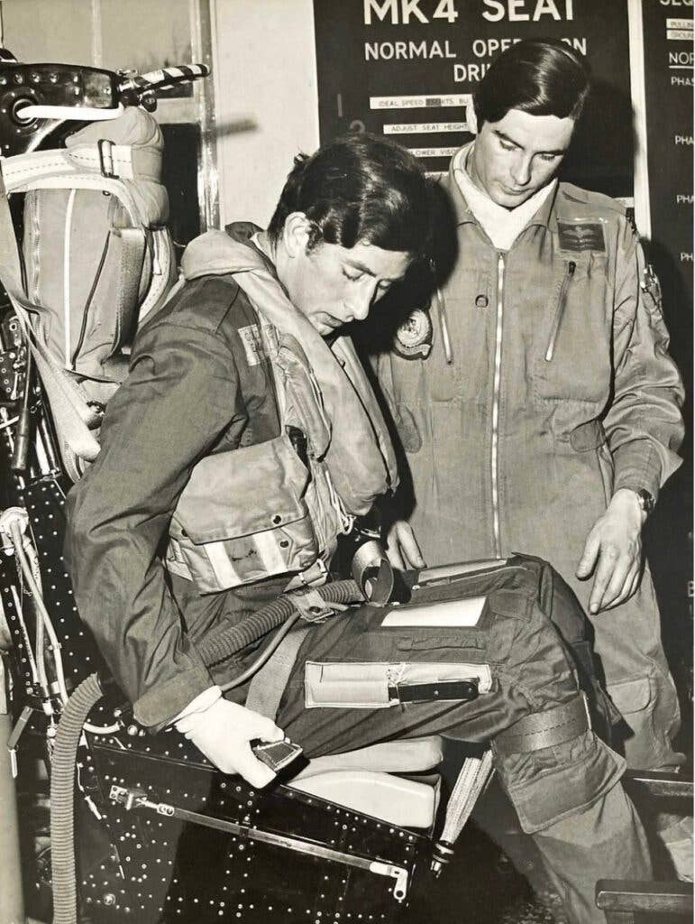 <em>Prince Charles during his jet pilot training (Clarence House via Twitter)</em>