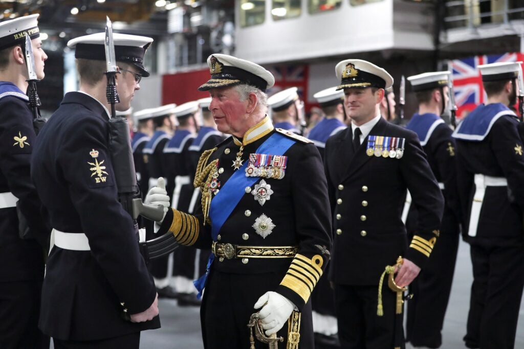 King Charles III is a qualified sailor, pilot, parachutist and commando