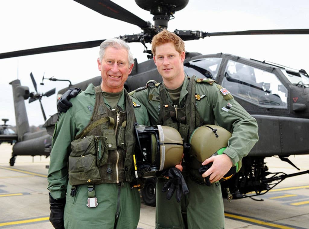 <em>Prince Harry is well-known as a combat veteran and Apache pilot, but his father is no slouch either (MOD)</em>