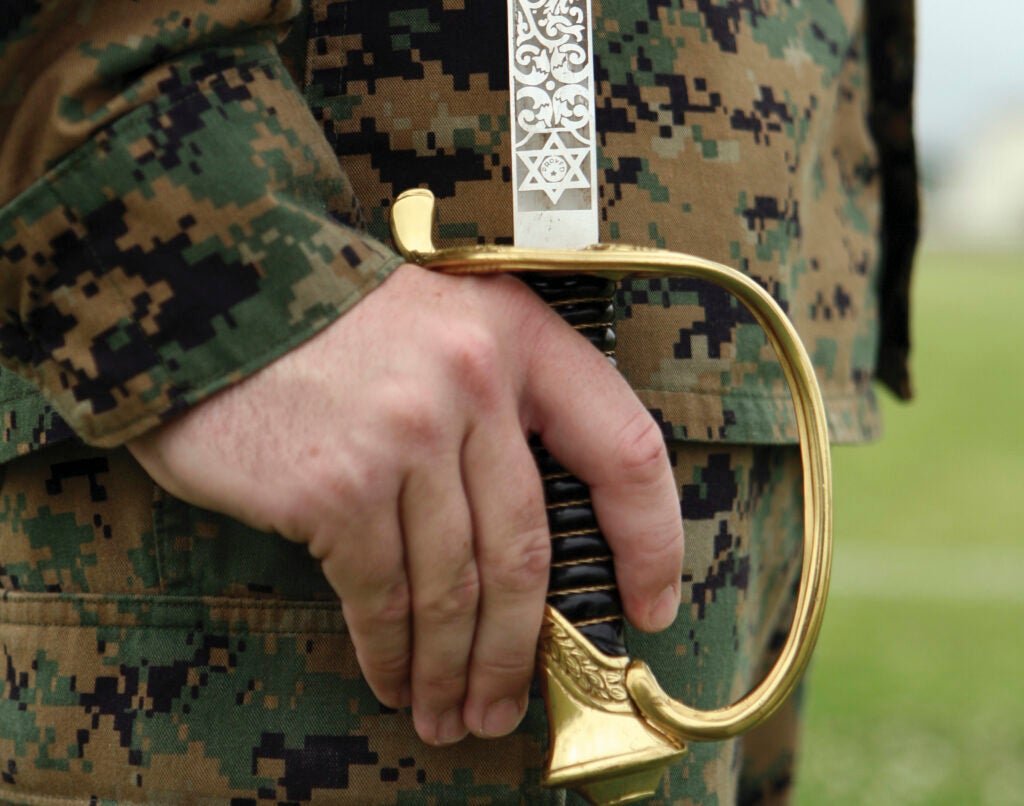 marine uniform sword