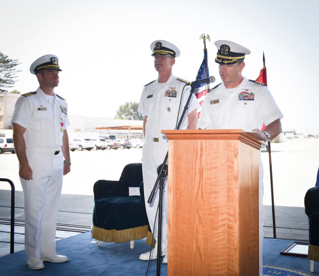 ceremony at navy bases in california