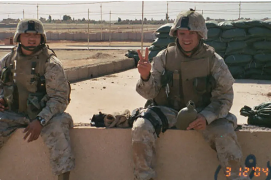 Cpl Dunham in Iraq