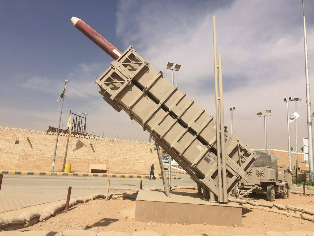 Saudi MIM-104 Patriot on display.