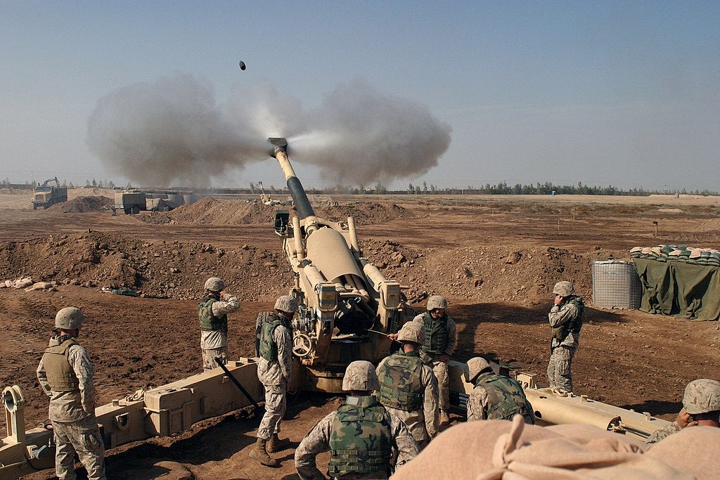 second battle of fallujah howitzer