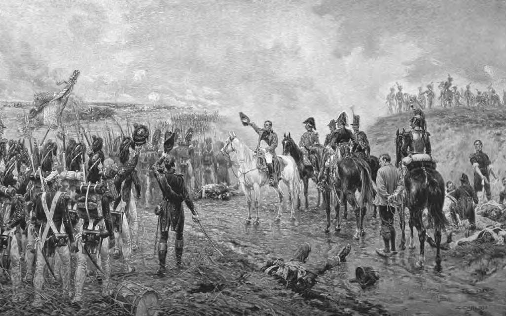 napoleon at the battle of waterloo