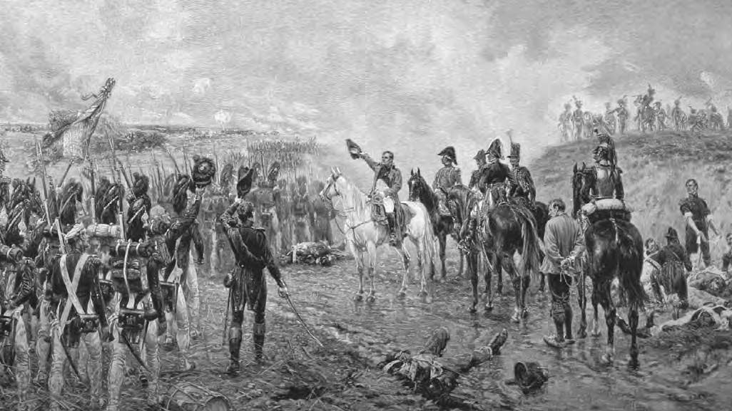 napoleon at the battle of waterloo