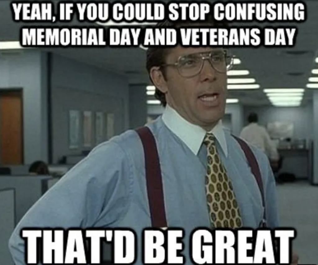 memorial day vs veterans day
