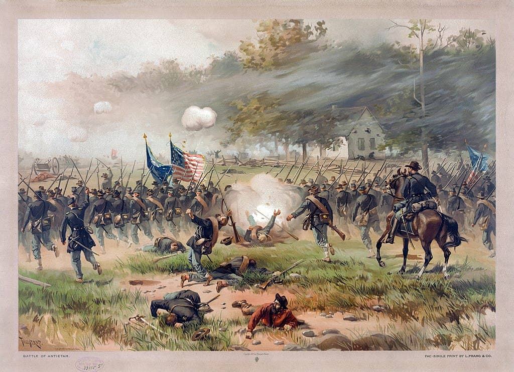 battle of Antietam painting