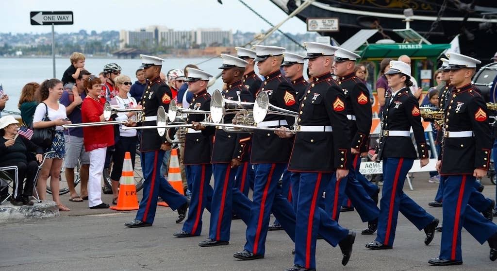 veterans day marine band