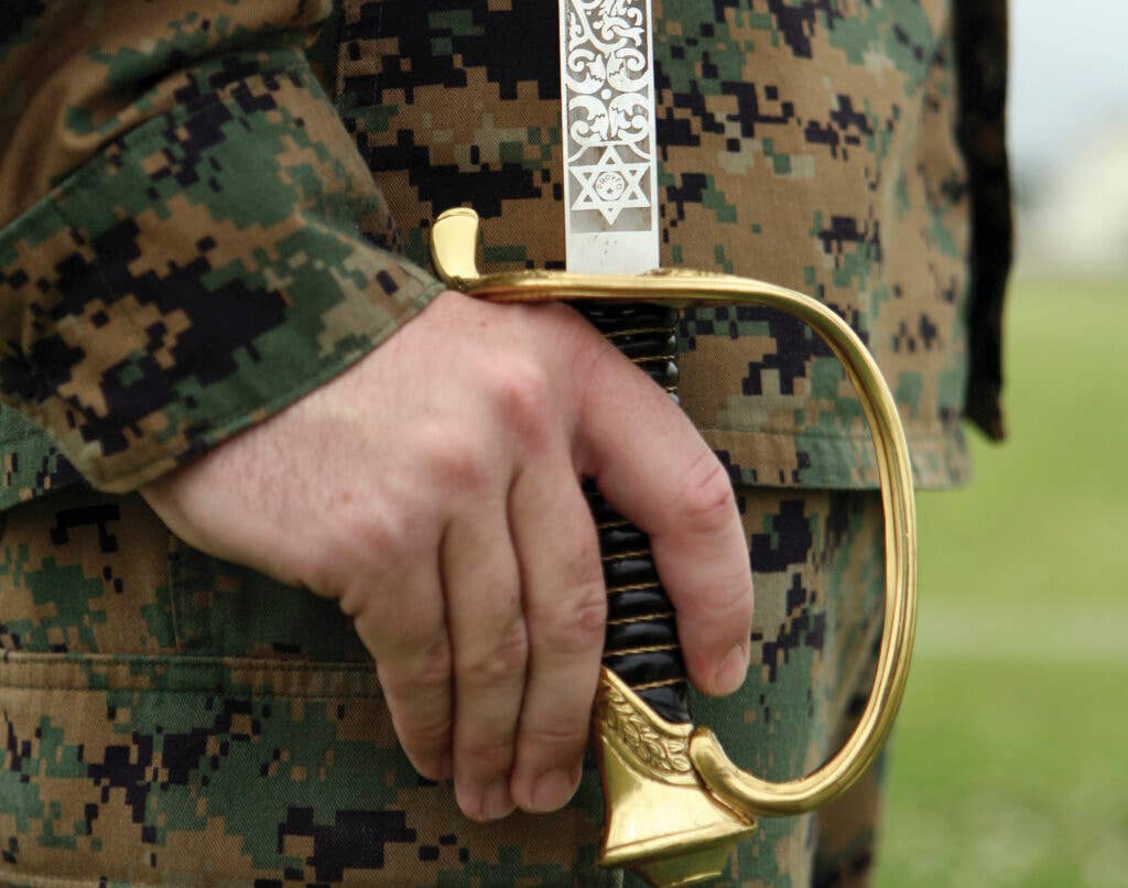 Marine non-commissioned officers are the only NCOs in the Armed Forces authorized to carry a sword.