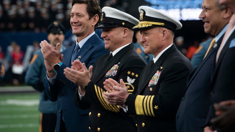 Celebrating Army-Navy with USAA CEO Wayne Peacock