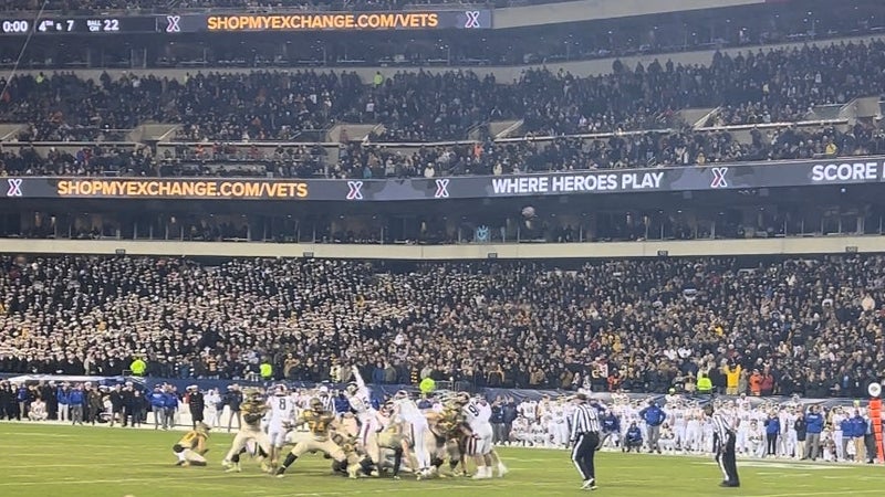 The 2022 Army-Navy Game was historic for both teams