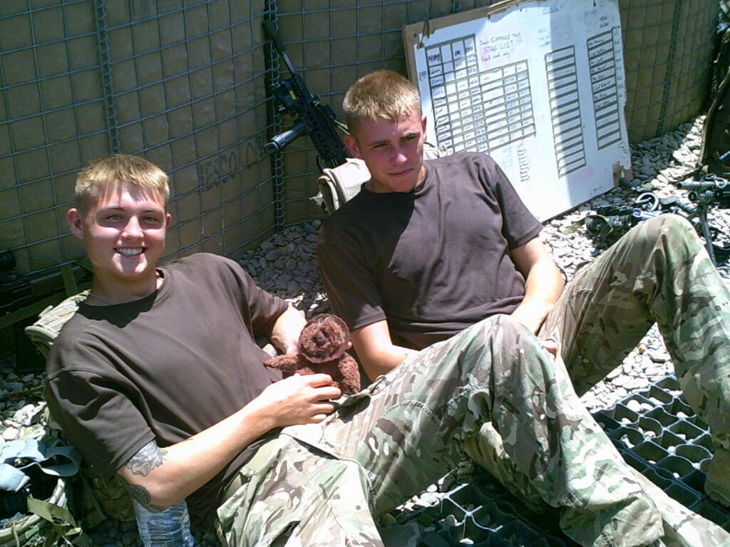 turner relaxing on deployment
