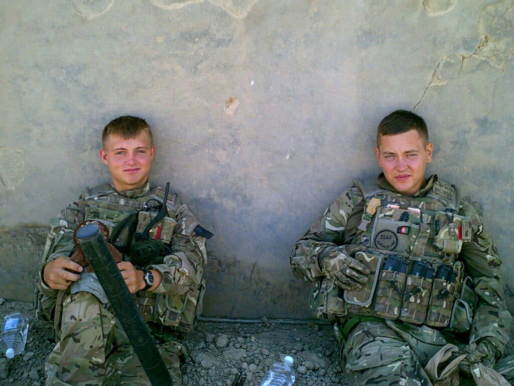 turner with friend on deployment before wildcat documentary