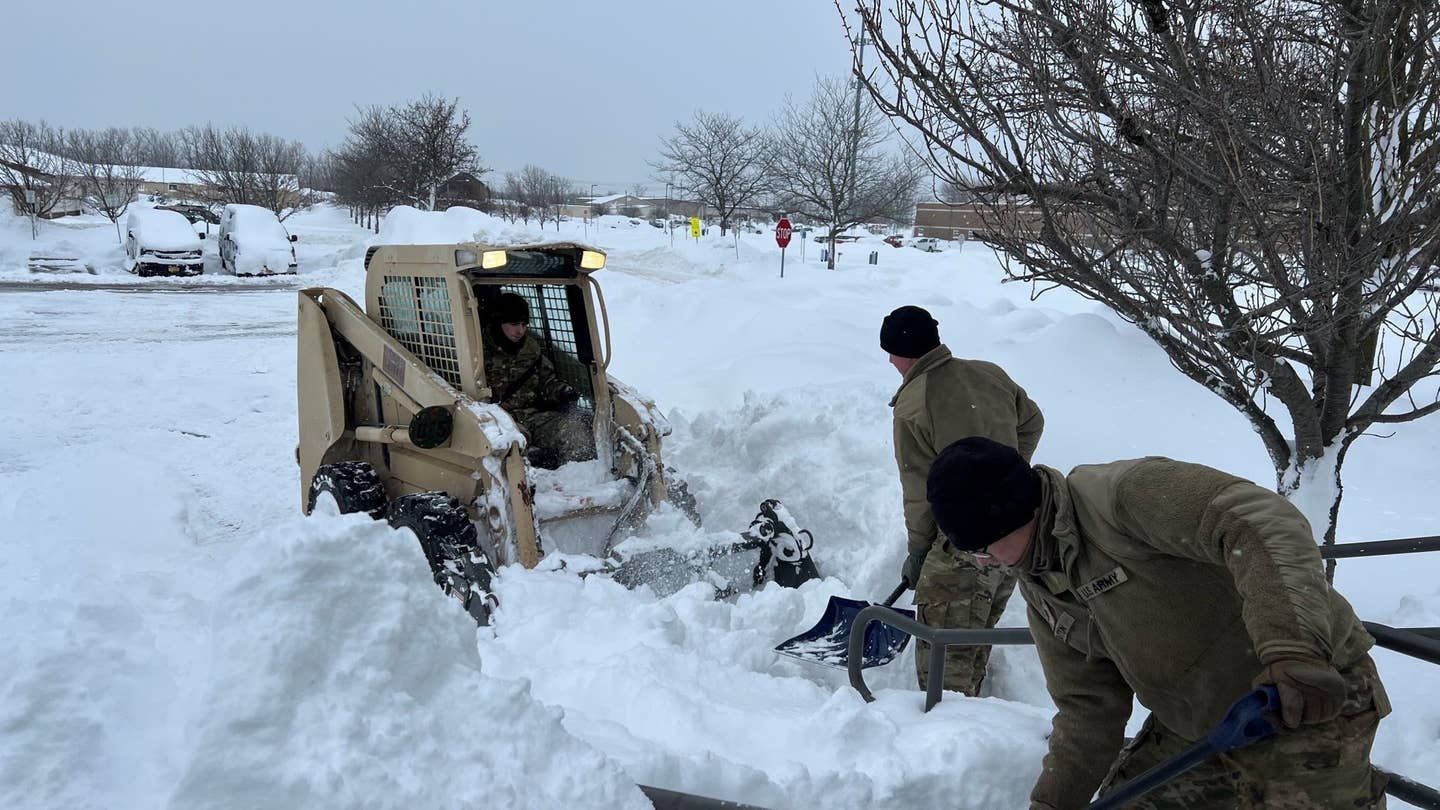 The New York National Guard rescued people during the Christmas 2022 snowstorm