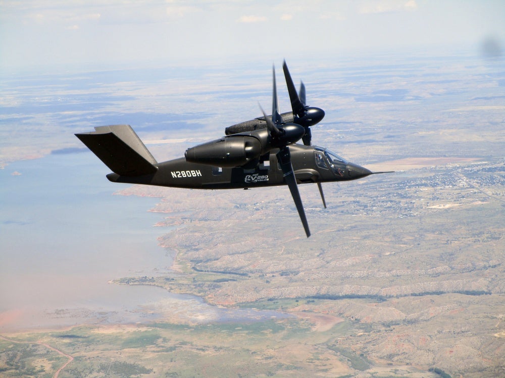 v-280 Black Hawk replacement in flight