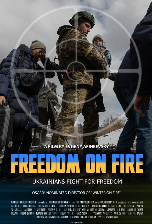 film poster for freedom on fire ukraine