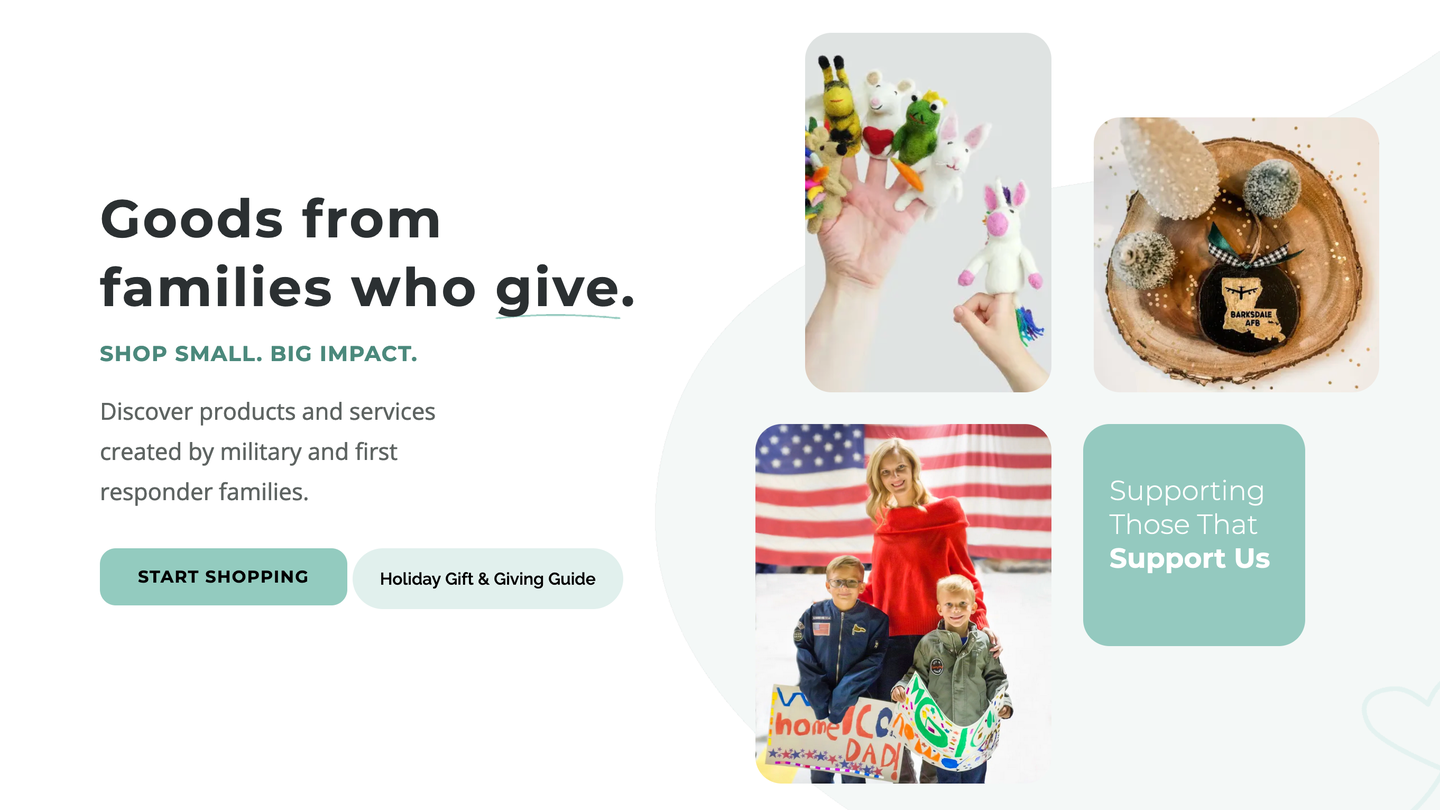 Shop with purpose: These gifts are made by military families and veterans
