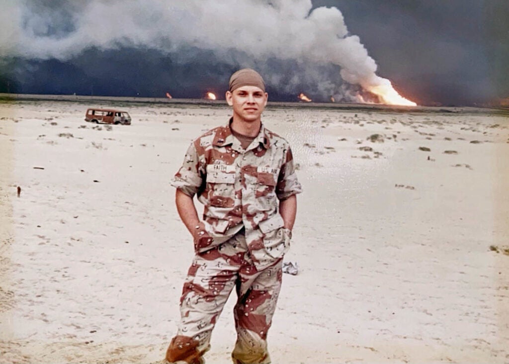 soldier during Operation Desert Storm