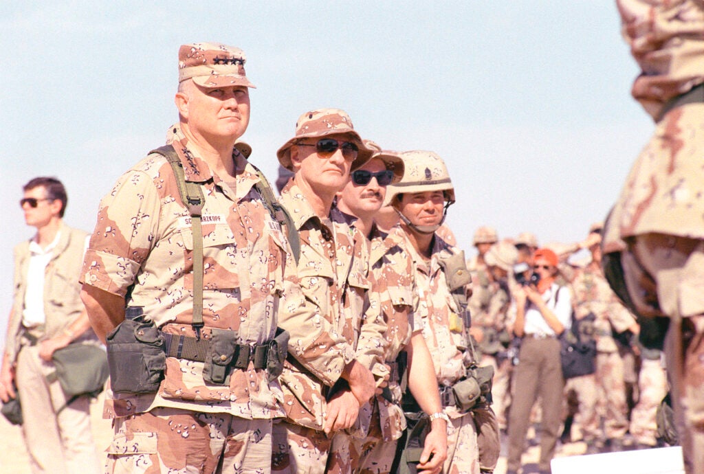 general schwarzkopf during Operation Desert Storm
