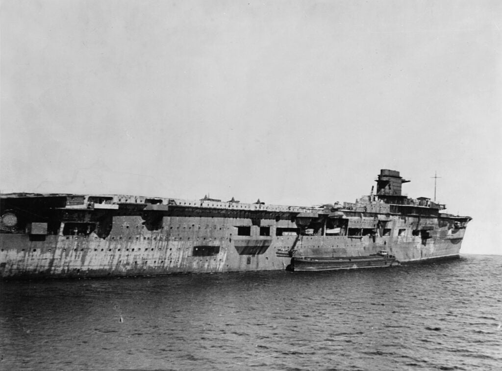 nazi aircraft carrier under soviet control